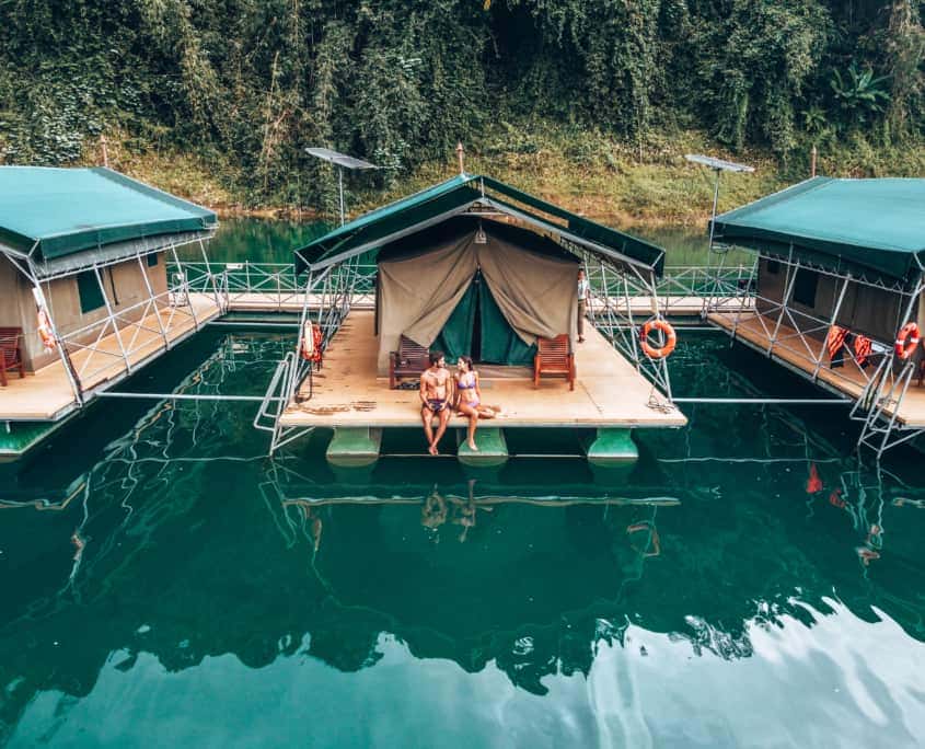 Wake up in Thailand’s most spectacular rainforest lake